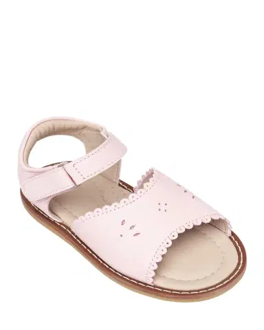Elephantito Girls ' Classic Leather Scalloped Sandal, Toddler/Kids | Thumbnail 2 Elephantito Girls ' Classic Leather Scalloped Sandal, Toddler/Kids | Thumbnail 2