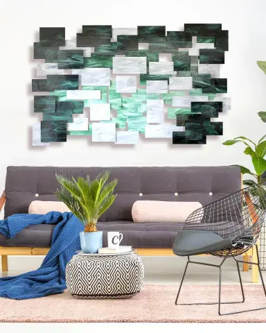 Karo Studios Malachite Medium Wall Sculpture | Thumbnail 4 Karo Studios Malachite Medium Wall Sculpture | Thumbnail 4