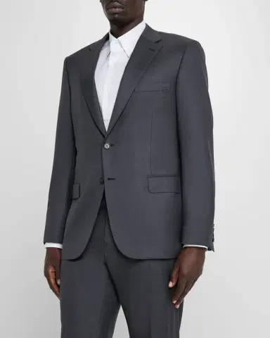Brioni Men's Brunico Virgin Wool Two-Piece Suit | Thumbnail 4 Brioni Men's Brunico Virgin Wool Two-Piece Suit | Thumbnail 4
