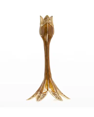 Jay Strongwater Tulip Medium Candlestick Holder | Thumbnail 2 Jay Strongwater Tulip Medium Candlestick Holder | Thumbnail 2