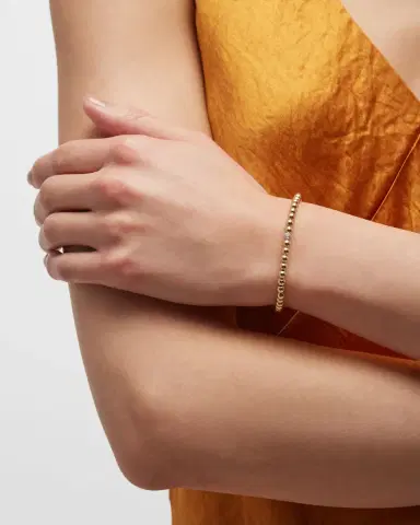 Sydney Evan 14k White Gold Diamond Bead Ball Bracelet | Thumbnail 2 Sydney Evan 14k White Gold Diamond Bead Ball Bracelet | Thumbnail 2
