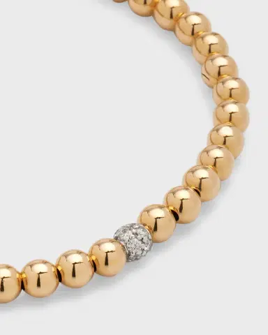 Sydney Evan 14k White Gold Diamond Bead Ball Bracelet | Thumbnail 3 Sydney Evan 14k White Gold Diamond Bead Ball Bracelet | Thumbnail 3