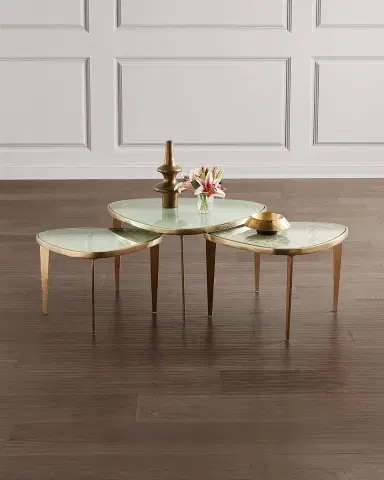Interlude Home Trio of Jan Bunching Coffee Tables | Thumbnail 1 Interlude Home Trio of Jan Bunching Coffee Tables | Thumbnail 1