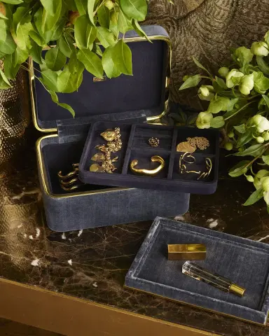 AERIN Beauvais Velvet Jewelry Box | Thumbnail 2 AERIN Beauvais Velvet Jewelry Box | Thumbnail 2