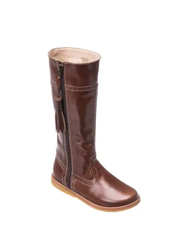 Elephantito Girl's Leather Riding Boots, Kids | Thumbnail 1 Elephantito Girl's Leather Riding Boots, Kids | Thumbnail 1