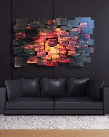 Karo Studios Dusk Large Wall Sculpture | Thumbnail 4 Karo Studios Dusk Large Wall Sculpture | Thumbnail 4