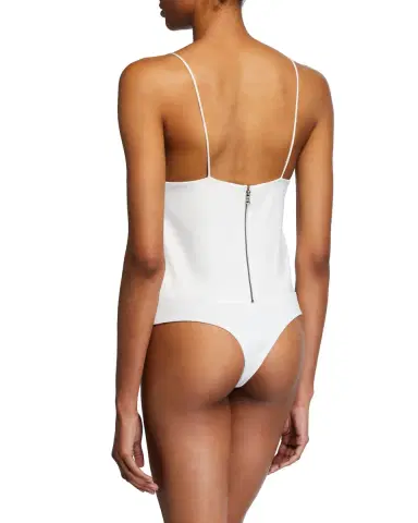 ALICE + OLIVIA Harmon Satin Bodysuit | Thumbnail 2 ALICE + OLIVIA Harmon Satin Bodysuit | Thumbnail 2