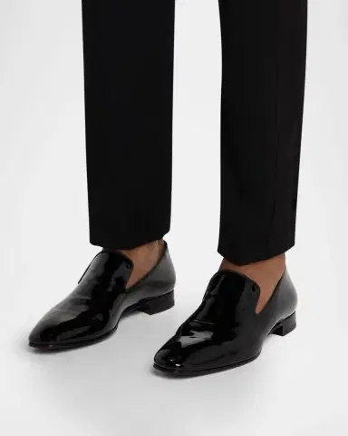 Christian Louboutin Men's Dandelion Patent Leather Loafers | Thumbnail 2 Christian Louboutin Men's Dandelion Patent Leather Loafers | Thumbnail 2
