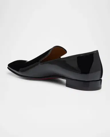 Christian Louboutin Men's Dandelion Patent Leather Loafers | Thumbnail 4 Christian Louboutin Men's Dandelion Patent Leather Loafers | Thumbnail 4