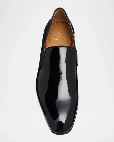 Christian Louboutin Men's Dandelion Patent Leather Loafers | Thumbnail 6 Christian Louboutin Men's Dandelion Patent Leather Loafers | Thumbnail 6