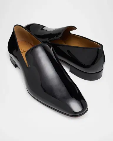 Christian Louboutin Men's Dandelion Patent Leather Loafers | Thumbnail 8 Christian Louboutin Men's Dandelion Patent Leather Loafers | Thumbnail 8