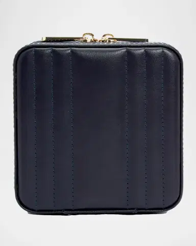 Wolf Maria Square Quilted Zip Jewelry Case | Thumbnail 2 Wolf Maria Square Quilted Zip Jewelry Case | Thumbnail 2