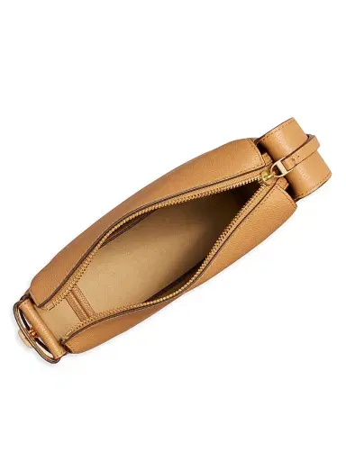 Tory Burch Women's Small Romy Leather Shoulder Bag - Tiramisu | Thumbnail 3 Tory Burch Women's Small Romy Leather Shoulder Bag - Tiramisu | Thumbnail 3