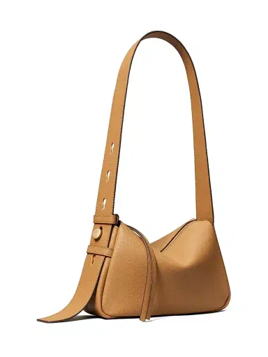 Tory Burch Women's Small Romy Leather Shoulder Bag - Tiramisu | Thumbnail 4 Tory Burch Women's Small Romy Leather Shoulder Bag - Tiramisu | Thumbnail 4