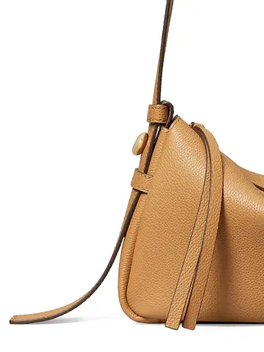 Tory Burch Women's Small Romy Leather Shoulder Bag - Tiramisu | Thumbnail 5 Tory Burch Women's Small Romy Leather Shoulder Bag - Tiramisu | Thumbnail 5