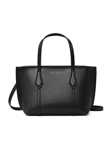 Tory Burch Women's Mini Perry Leather Tote Bag | Thumbnail 1 Tory Burch Women's Mini Perry Leather Tote Bag | Thumbnail 1