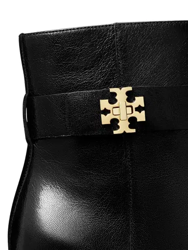 Tory Burch Women's T-Lock 80MM Leather Ankle Boots - Perfect Black - Size 9.5 | Thumbnail 3 Tory Burch Women's T-Lock 80MM Leather Ankle Boots - Perfect Black - Size 9.5 | Thumbnail 3