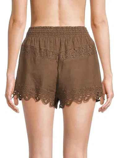 Ramy Brook Women's Diane Cotton Cover-Up Shorts | Thumbnail 5 Ramy Brook Women's Diane Cotton Cover-Up Shorts | Thumbnail 5