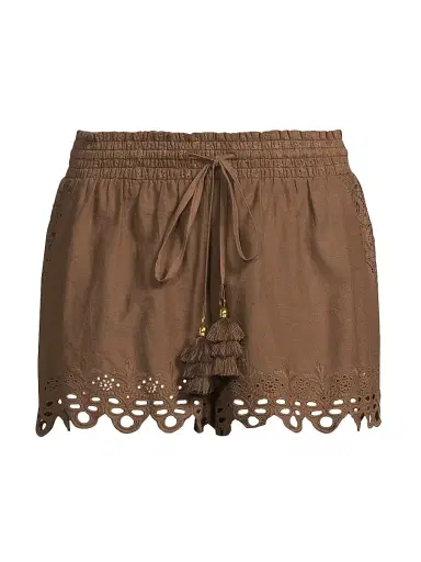 Ramy Brook Women's Diane Cotton Cover-Up Shorts | Thumbnail 1 Ramy Brook Women's Diane Cotton Cover-Up Shorts | Thumbnail 1