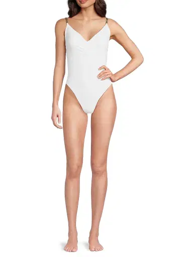Ramy Brook Women's Monique Ruched One-Piece Swimsuit - Beach Brown - Size XS | Thumbnail 2 Ramy Brook Women's Monique Ruched One-Piece Swimsuit - Beach Brown - Size XS | Thumbnail 2
