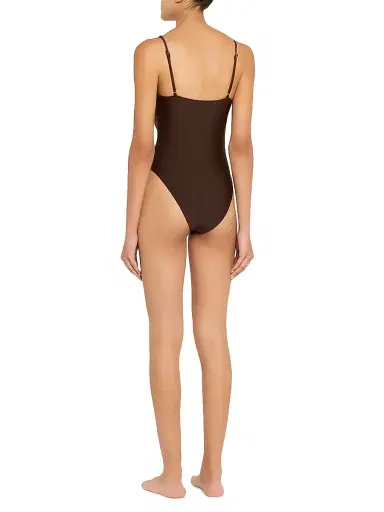 Ramy Brook Women's Monique Ruched One-Piece Swimsuit - Beach Brown - Size XS | Thumbnail 4 Ramy Brook Women's Monique Ruched One-Piece Swimsuit - Beach Brown - Size XS | Thumbnail 4