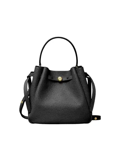 Tory Burch Women's Romy Pebbled Leather Bucket Bag | Thumbnail 1 Tory Burch Women's Romy Pebbled Leather Bucket Bag | Thumbnail 1
