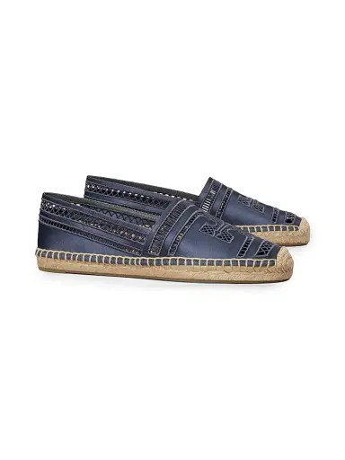 Tory Burch Women's Open-Weave Satin Espadrilles | Thumbnail 2 Tory Burch Women's Open-Weave Satin Espadrilles | Thumbnail 2