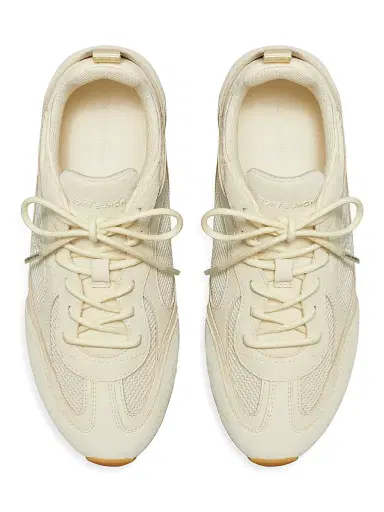 Tory Burch Women's Field Leather Sneakers - Light Cream - Size 9 | Thumbnail 3 Tory Burch Women's Field Leather Sneakers - Light Cream - Size 9 | Thumbnail 3