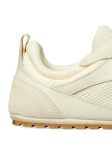 Tory Burch Women's Field Leather Sneakers - Light Cream - Size 9 | Thumbnail 4 Tory Burch Women's Field Leather Sneakers - Light Cream - Size 9 | Thumbnail 4