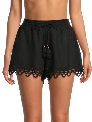 Ramy Brook Women's Diane Cotton Cover-Up Shorts | Thumbnail 3 Ramy Brook Women's Diane Cotton Cover-Up Shorts | Thumbnail 3