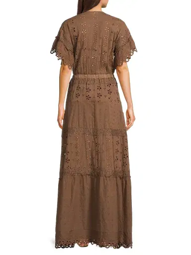 Ramy Brook Women's Janis Eyelet Cotton Cover-Up Maxi Dress | Thumbnail 5 Ramy Brook Women's Janis Eyelet Cotton Cover-Up Maxi Dress | Thumbnail 5