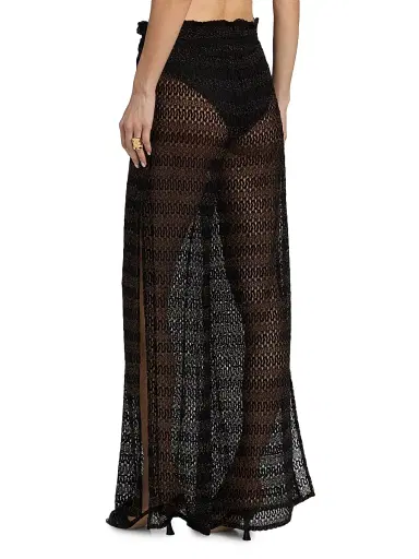 Ramy Brook Women's Swirl Glora Metallic-Knit Wide-Leg Cover-Up Pants | Thumbnail 5 Ramy Brook Women's Swirl Glora Metallic-Knit Wide-Leg Cover-Up Pants | Thumbnail 5