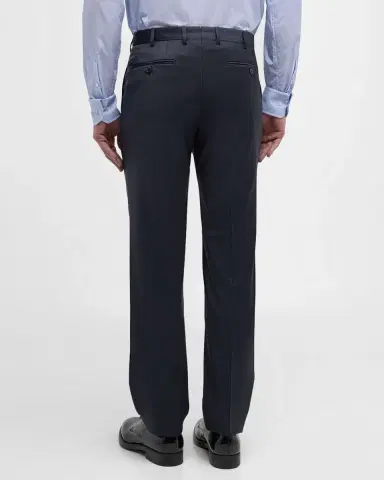 Brioni Men 's Tigulli Solid Wool Trousers | Thumbnail 3 Brioni Men 's Tigulli Solid Wool Trousers | Thumbnail 3