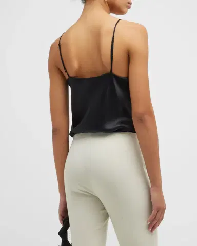 Cinq à Sept Marta Cowl-Neck Silk Camisole | Thumbnail 2 Cinq à Sept Marta Cowl-Neck Silk Camisole | Thumbnail 2
