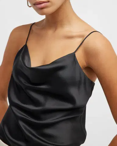 Cinq à Sept Marta Cowl-Neck Silk Camisole | Thumbnail 5 Cinq à Sept Marta Cowl-Neck Silk Camisole | Thumbnail 5
