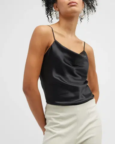 Cinq à Sept Marta Cowl-Neck Silk Camisole | Thumbnail 7 Cinq à Sept Marta Cowl-Neck Silk Camisole | Thumbnail 7