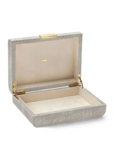 AERIN Small Mod Faux Shagreen Jewelry Box | Thumbnail 2 AERIN Small Mod Faux Shagreen Jewelry Box | Thumbnail 2