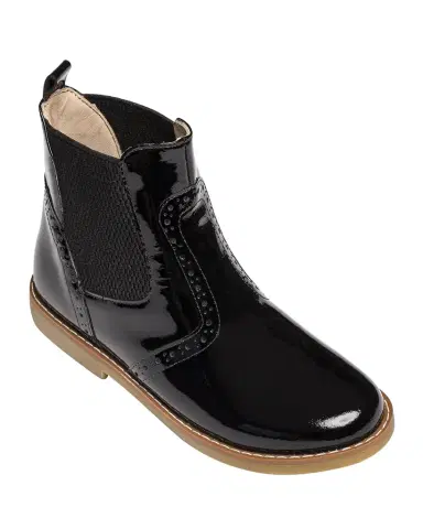 Elephantito Girl's Patent Leather Ankle Boots, Toddler/Kids | Thumbnail 1 Elephantito Girl's Patent Leather Ankle Boots, Toddler/Kids | Thumbnail 1
