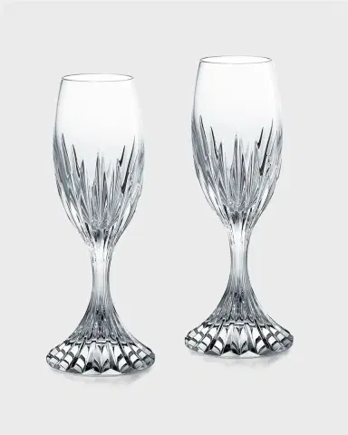 Baccarat Massena Champagne Flutes, Set of 2 | Thumbnail 3 Baccarat Massena Champagne Flutes, Set of 2 | Thumbnail 3