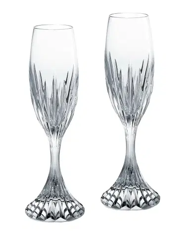 Baccarat Massena Champagne Flutes, Set of 2 | Thumbnail 1 Baccarat Massena Champagne Flutes, Set of 2 | Thumbnail 1