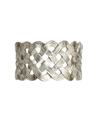 L 'Objet Platinum Braid Napkin Rings Jewels, Set of 4 | Thumbnail 1 L 'Objet Platinum Braid Napkin Rings Jewels, Set of 4 | Thumbnail 1