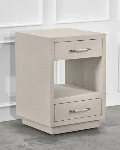 Interlude Home Taylor Small Bedside Chest, Caribbean Sand | Thumbnail 1 Interlude Home Taylor Small Bedside Chest, Caribbean Sand | Thumbnail 1