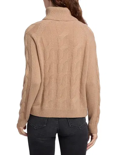 Saks Fifth Avenue Women's Turtleneck Cashmere Sweater - Warm Camel - Size Large | Thumbnail 5 Saks Fifth Avenue Women's Turtleneck Cashmere Sweater - Warm Camel - Size Large | Thumbnail 5