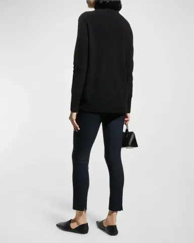 Vince Boiled Cashmere Turtleneck Pullover | Thumbnail 6 Vince Boiled Cashmere Turtleneck Pullover | Thumbnail 6