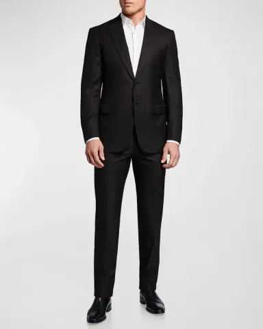 Brioni Men 's Brunico Essential Virgin Wool Two-Piece Suit | Thumbnail 2 Brioni Men 's Brunico Essential Virgin Wool Two-Piece Suit | Thumbnail 2