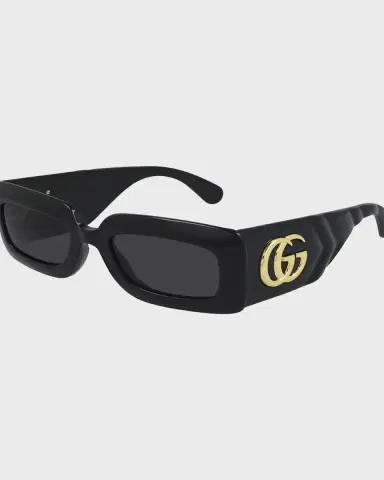 Gucci Oversized Rectangular Acetate Sunglasses | Thumbnail 3 Gucci Oversized Rectangular Acetate Sunglasses | Thumbnail 3