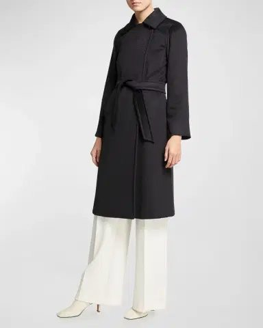 Max Mara Manuela Belted Wrap Coat | Thumbnail 2 Max Mara Manuela Belted Wrap Coat | Thumbnail 2