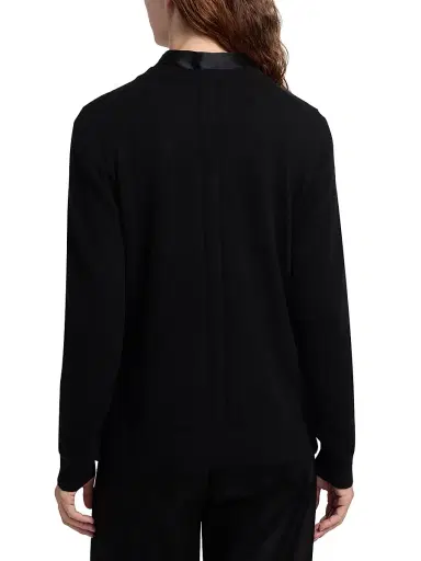 Saks Fifth Avenue Women's V-Neck Cashmere Sweater - Black | Thumbnail 5 Saks Fifth Avenue Women's V-Neck Cashmere Sweater - Black | Thumbnail 5