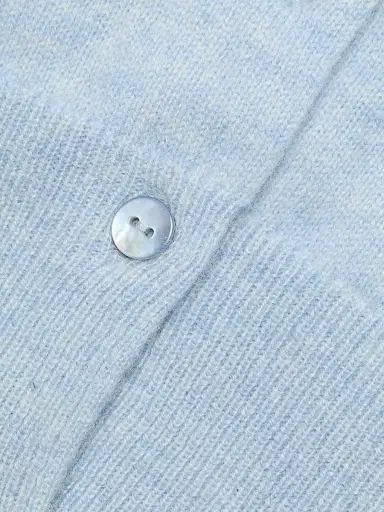 Saks Fifth Avenue Women's Cashmere Cardigan - Blue Sky | Thumbnail 7 Saks Fifth Avenue Women's Cashmere Cardigan - Blue Sky | Thumbnail 7