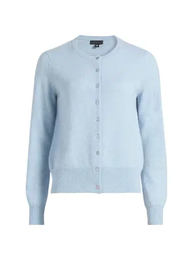 Saks Fifth Avenue Women's Cashmere Cardigan - Blue Sky | Thumbnail 1 Saks Fifth Avenue Women's Cashmere Cardigan - Blue Sky | Thumbnail 1
